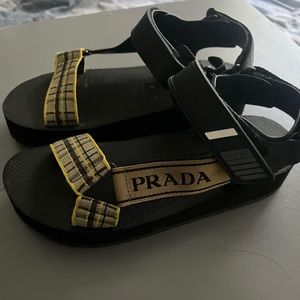 Prada logo sandal 7